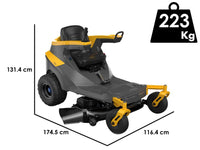 Stiga Gyro 700e accu-zero-turn zitmaaier 108 cm, automaat, detail 1