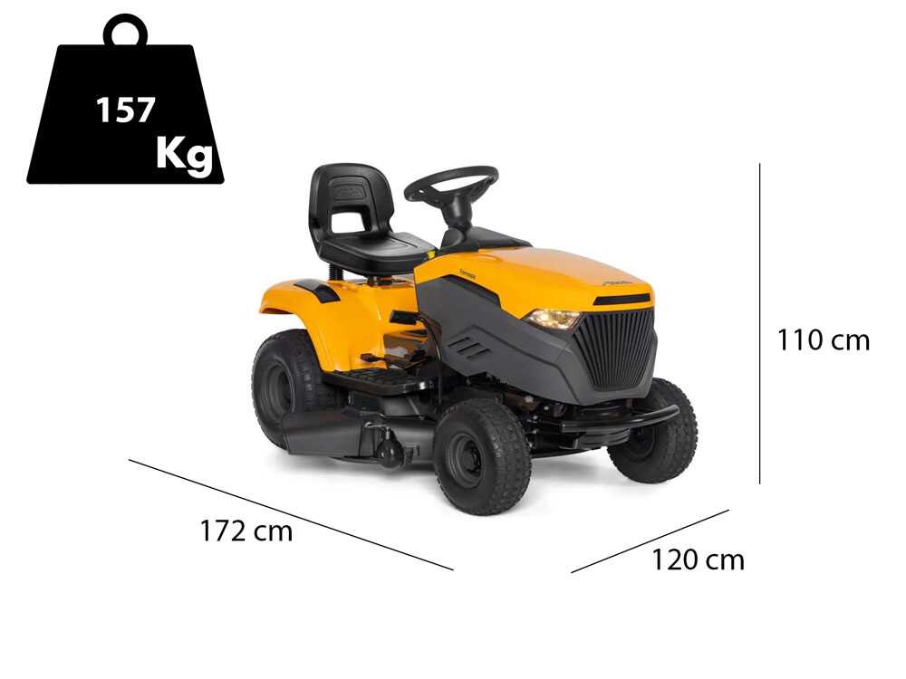 Stiga Tornado 398 zitmaaier met zijuitworp 98 cm, hydrostaat, detail 1