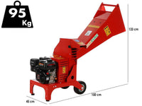 AgriEuro TOP-LINE Mora benzine hakselaar, takken tot 60 mm, detail 1