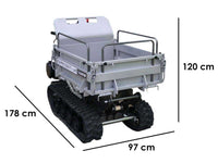 Rupsdumper laadvermogen 500 kg BlackStone TB-PRO 5500 FT, detail 1