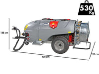 AgriEuro TOP-LINE Gray T Car 1500/80 getrokken nevelspuit, 1500 liter, pomp AR1064, detail 1
