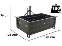 BlackStone B-TB 160 transportbak voor de trekker, detail 1
