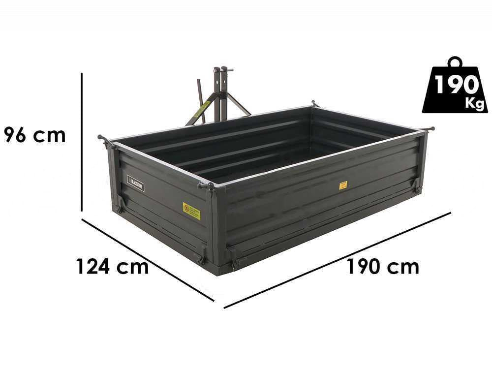 BlackStone B-TB 180 transportbak voor de trekker, detail 1