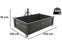 BlackStone B-TB 200 transportbak voor de trekker, detail 1