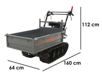 Rupsdumper laadvermogen 300 kg Wortex SFL 300, detail 1