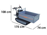 Rupsdumper laadvermogen 500 kg Wortex SFL 500, detail 1