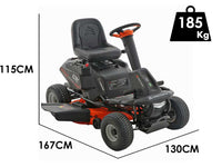 Yard Force E559 accu-zitmaaier met opvangbak 96 cm, automaat, detail 1