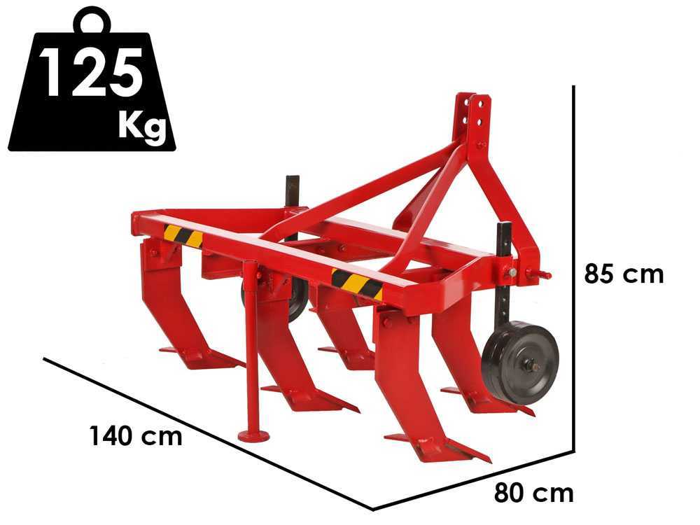 AgriEuro TOP-LINE 140 woeler 140 cm, 5 tanden, detail 1