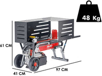 AL-KO LSH 370/4 elektrische houtklover, 4 ton, horizontaal, detail 1