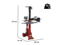 AL-KO LSV 550/6 elektrische houtklover, 6 ton, verticaal, detail 1
