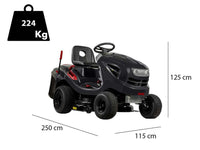 AL-KO T15-93.2 HD-A Easy gazontractor met opvangbak 93 cm, hydrostaat, detail 1