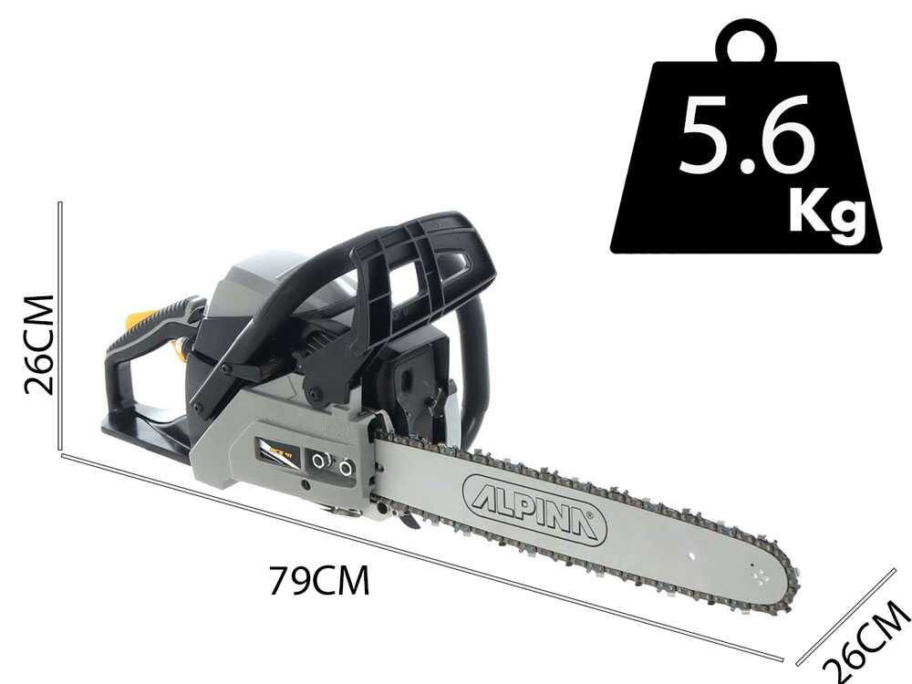 Alpina ACS 41 benzine kettingzaag, zwaard 40 cm, detail 1