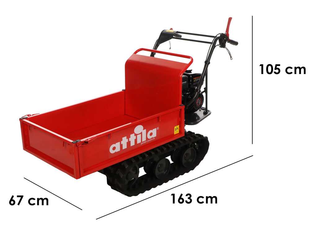 Motorkruiwagen laadvermogen 300 kg Attila ATT 300 C, detail 1