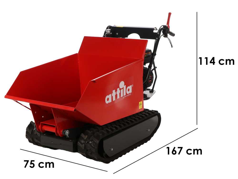 Motorkruiwagen laadvermogen 500 kg Attila ATT 500 D-L, detail 1