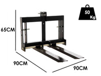 BlackStone B-PF 300 palletvork voor de trekker, 300 kg, detail 1