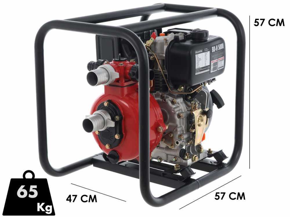 BlackStone BD-H 5000 diesel motorpomp, aansluiting 50 mm, detail 1