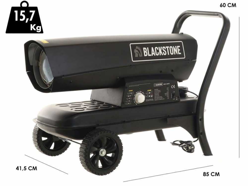 BlackStone BDH 20 diesel heteluchtkanon 20 kW, direct gestookt, detail 1