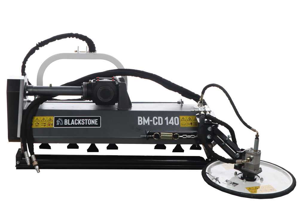 BlackStone BM-CD 140 klepelmaaier met tussenrijschijf 140 cm, detail 2