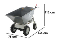 Accu motorkruiwagen laadvermogen 500 kg BlackStone BS-CAR 500 E-D, 48 V 25 Ah, detail 1