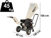 BlackStone GBK 600 benzine hakselaar, takken tot 50 mm, detail 1