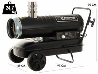 BlackStone i-BDH 20 diesel heteluchtkanon 20 kW, indirect gestookt, detail 1