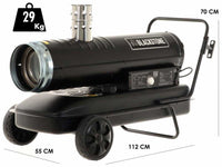 BlackStone i-BDH 30 diesel heteluchtkanon 30 kW, indirect gestookt, detail 1