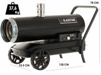 BlackStone i-BDH 50 diesel heteluchtkanon 50 kW, indirect gestookt, detail 1