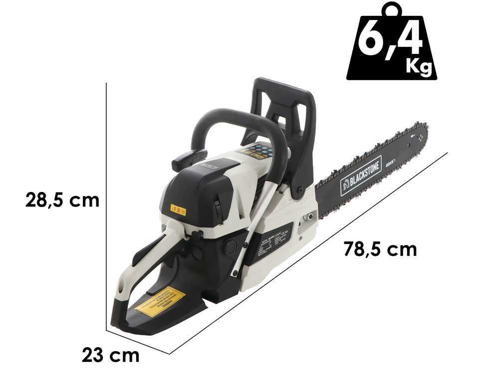 BlackStone LCS 37-16 benzine kettingzaag, zwaard 40 cm, detail 1
