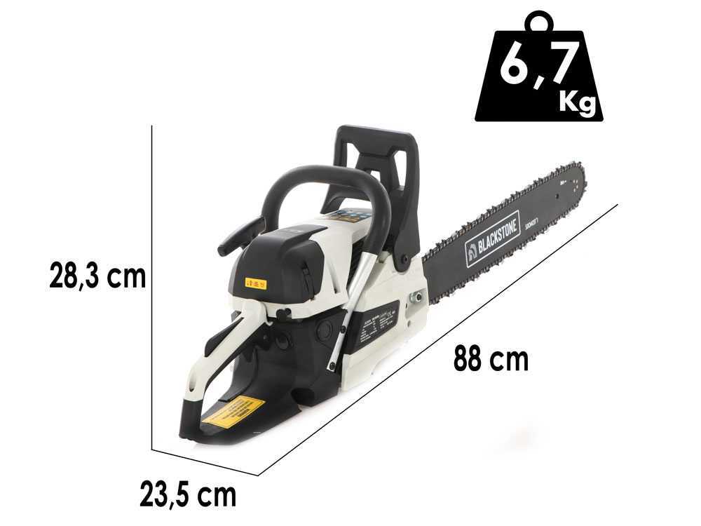 BlackStone LCS 58-20 benzine kettingzaag, zwaard 50 cm, detail 1