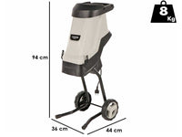 BlackStone SHRED 45 BL elektrische hakselaar, takken tot 45 mm, detail 1