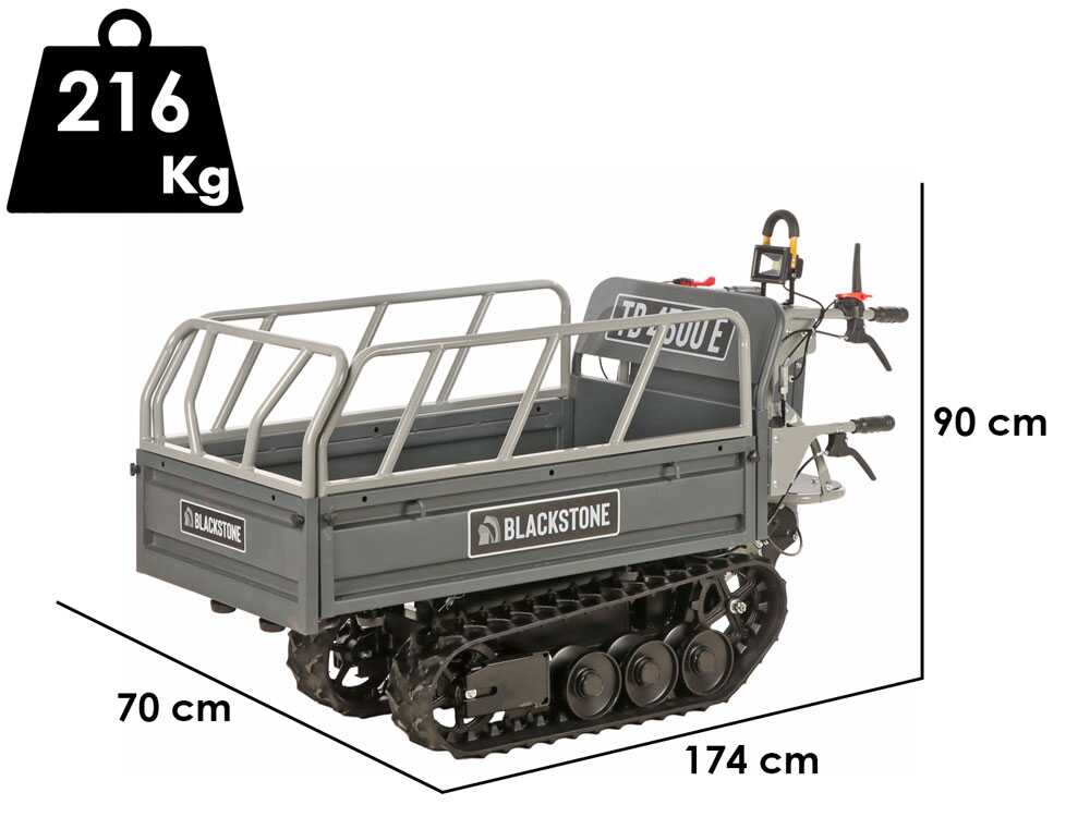 Accu rupsdumper laadvermogen 450 kg BlackStone TB 4500 E, detail 1