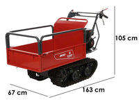 Motorkruiwagen laadvermogen 300 kg Blue Bird Carrier 300, detail 1