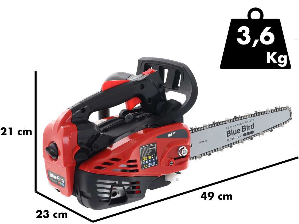 Blue Bird CSP 280TC benzine kettingzaag, zwaard 25 cm, detail 1