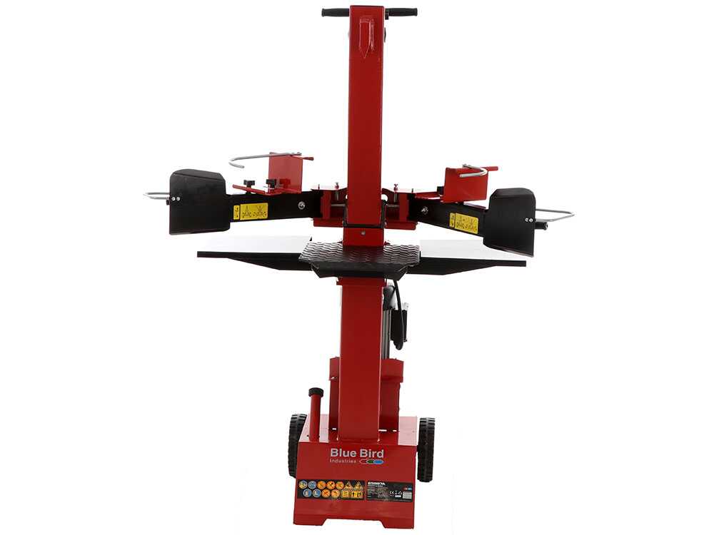 Blue Bird LOG SPLITTER LSE 8000 elektrische houtklover, 8 ton, verticaal, detail 2