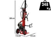 Blue Bird LSE 22000 benzine houtklover, 22 ton, verticaal, detail 1