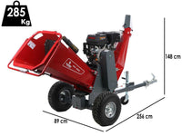 Blue Bird SHL 1500 benzine hakselaar, takken tot 100 mm, detail 1