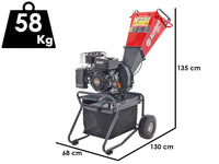 Blue Bird SHR 1000 benzine hakselaar, takken tot 80 mm, detail 1