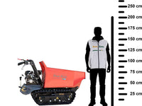 Rupsdumper laadvermogen 500 kg Blue Bird Transporter 500 D, detail 2