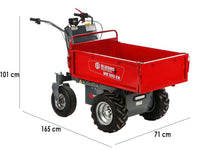 Accu motorkruiwagen laadvermogen 500 kg Blue Bird WB 500EB, 48 V 32 Ah, detail 1