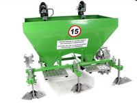 Bomet Gemini 2-rijige aardappelpootmachine, metalen wielen, detail 2