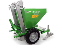 Bomet Gemini 2-rijige aardappelpootmachine, rubberwielen, detail 2