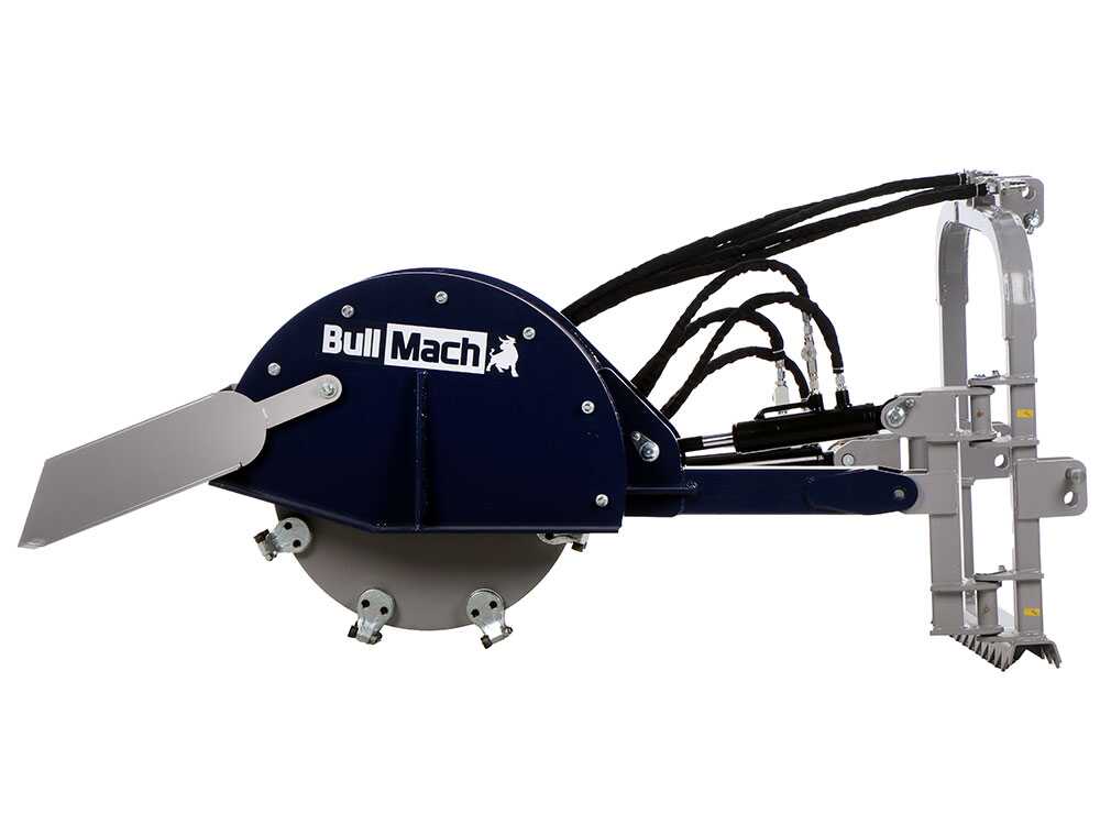 BullMach ARES 61 H stobbenfrees, voor de trekker, detail 2