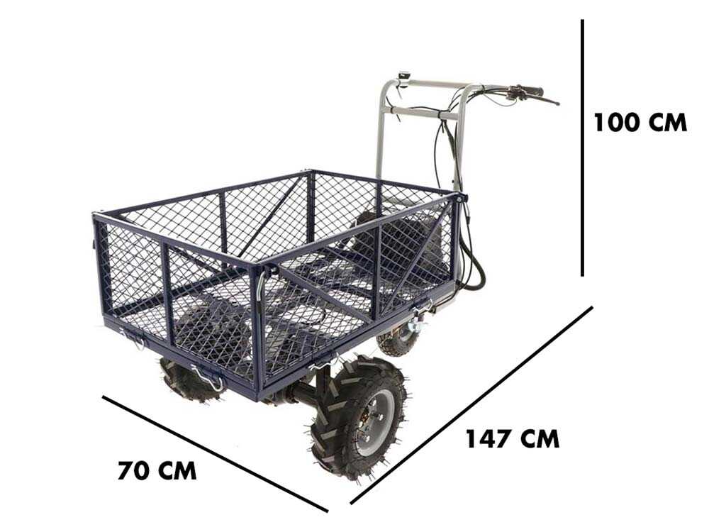 Accu motorkruiwagen laadvermogen 230 kg BullMach Helios 230 O, 48 V 2 Ah, detail 1