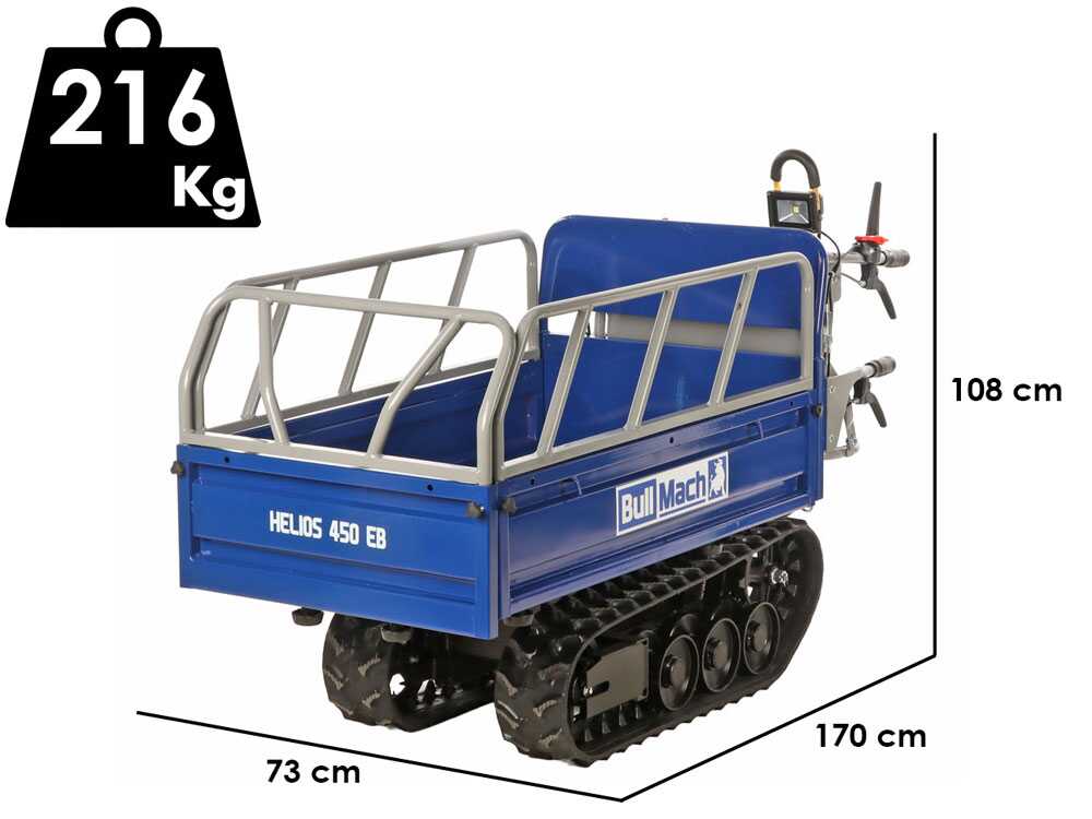 Accu rupsdumper laadvermogen 450 kg BullMach Helios 450 EB, detail 1