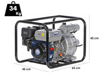BullMach NERINA 80 benzine motorpomp voor vuil water, aansluiting 80 mm, detail 1