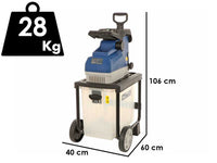 BullMach Tersic 45 elektrische hakselaar, takken tot 45 mm, detail 1