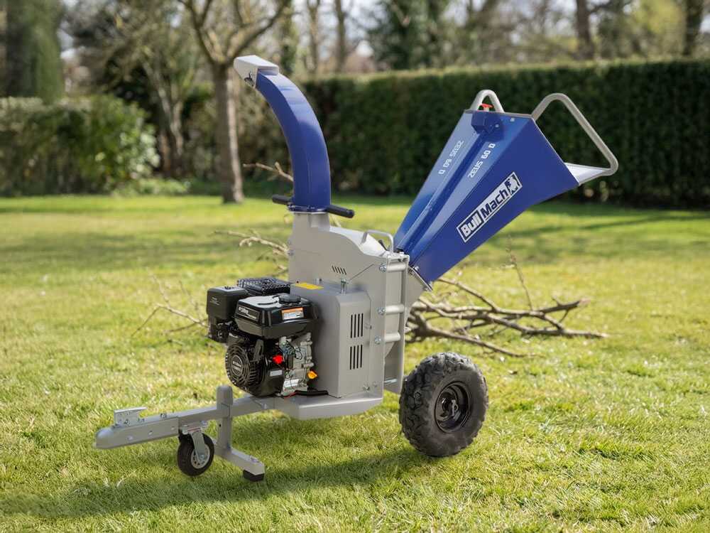 BullMach ZEUS 60 D benzine hakselaar, takken tot 60 mm, detail 1