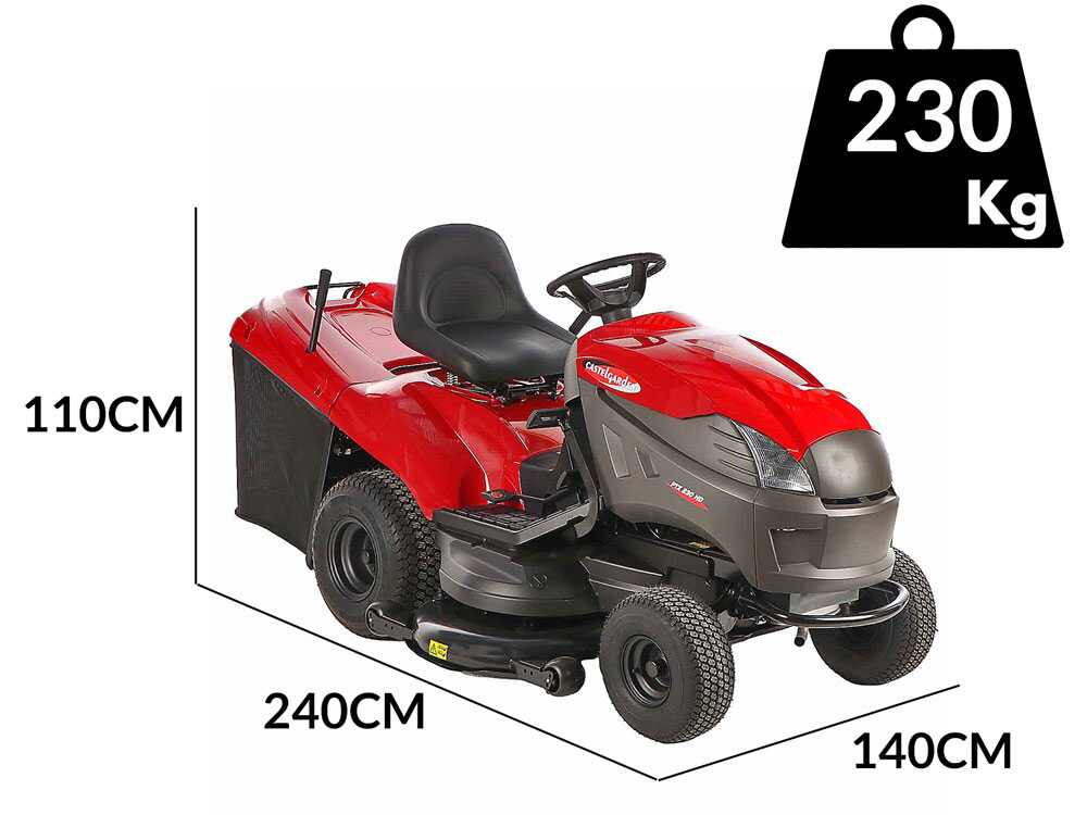 Castelgarden PTX 230 HD gazontractor met opvangbak 122 cm, hydrostaat, detail 1