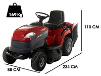 Castelgarden XDC 180 HD gazontractor met opvangbak 98 cm, hydrostaat, detail 1
