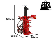 Ceccato Olindo BULL SPLET12FDP elektrische houtklover, 12 ton, verticaal, detail 1